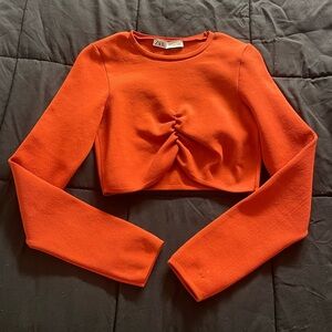 Orange Zara Crop Top